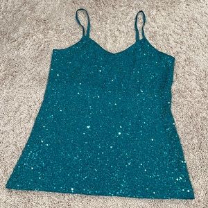 Express sequin tank